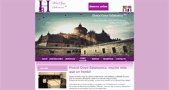 Desktop Screenshot of hostalgoyasalamanca.com